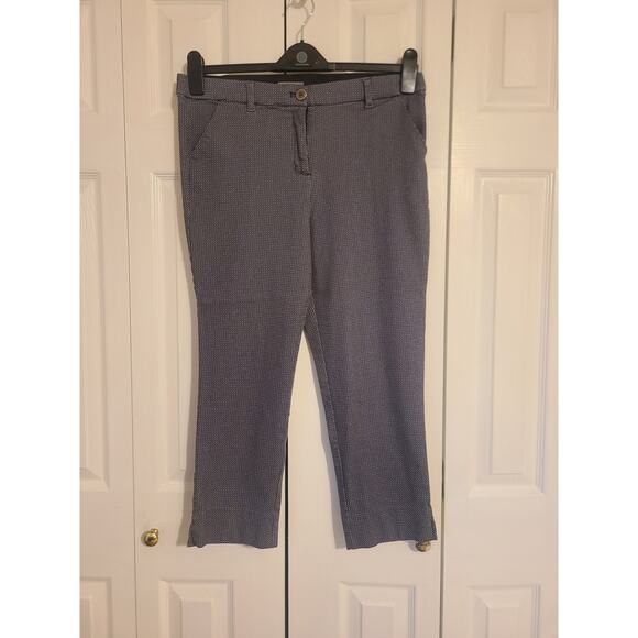 Maurices large women's navy and white capris - Picture 1 of 9